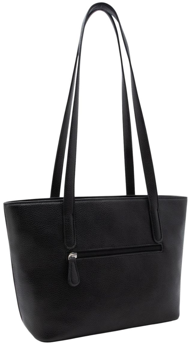 L.Credi Ella Henkeltasche Schwarz