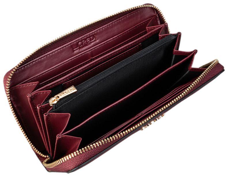 L.Credi Filiberta Portemonnaie Cherry Shade - Bordeaux