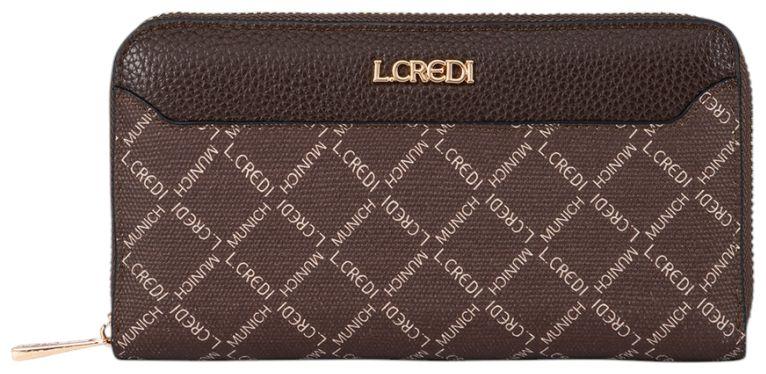 L.Credi Filiberta Portemonnaie Chocolate - Dunkelbraun