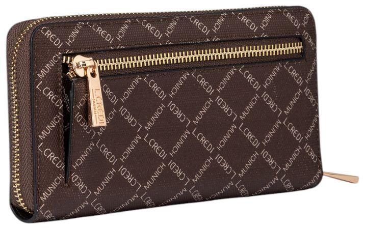 L.Credi Filiberta Portemonnaie Chocolate - Dunkelbraun