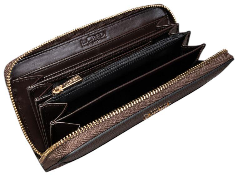 L.Credi Filiberta Portemonnaie Chocolate - Dunkelbraun
