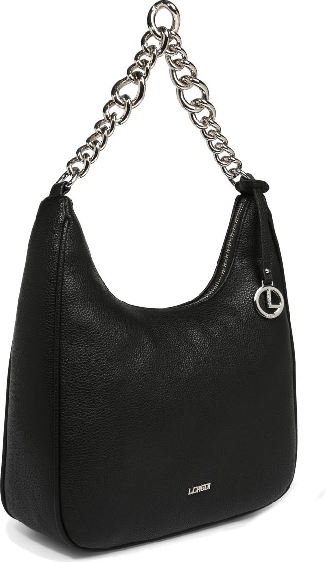 L.Credi Josa Chainbag schwarz Schultertasche