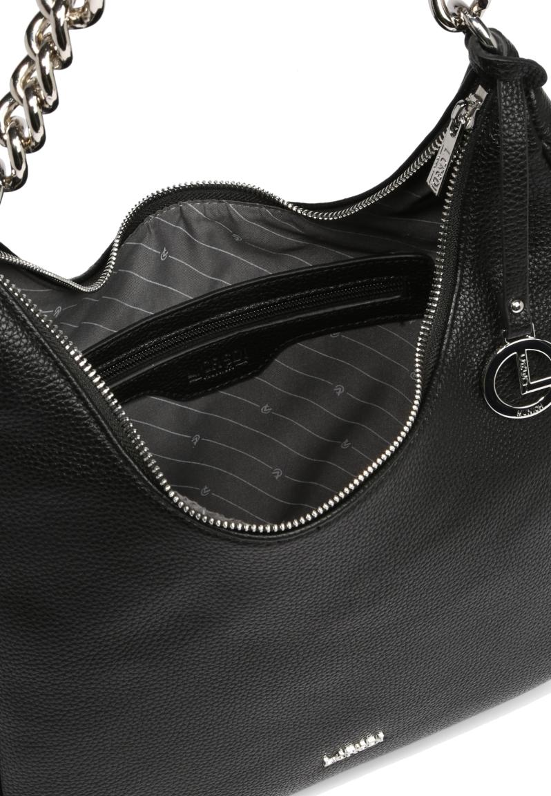 L.Credi Josa Chainbag schwarz Schultertasche