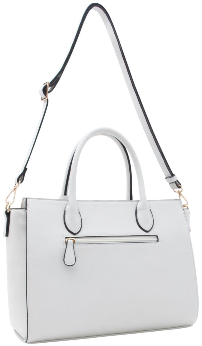 L.Credi Konstanze Kurzgrifftasche Light Gray - Hellgrau