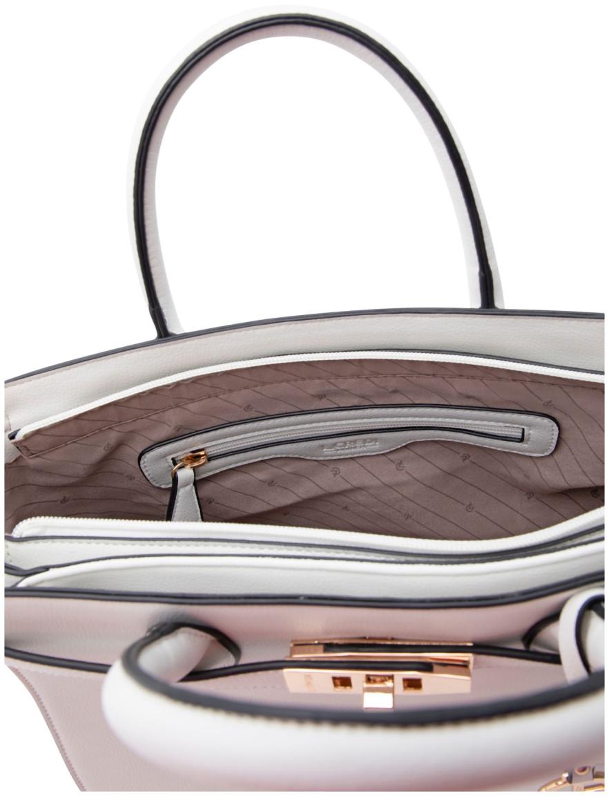 L.Credi Konstanze Kurzgrifftasche Light Gray - Hellgrau