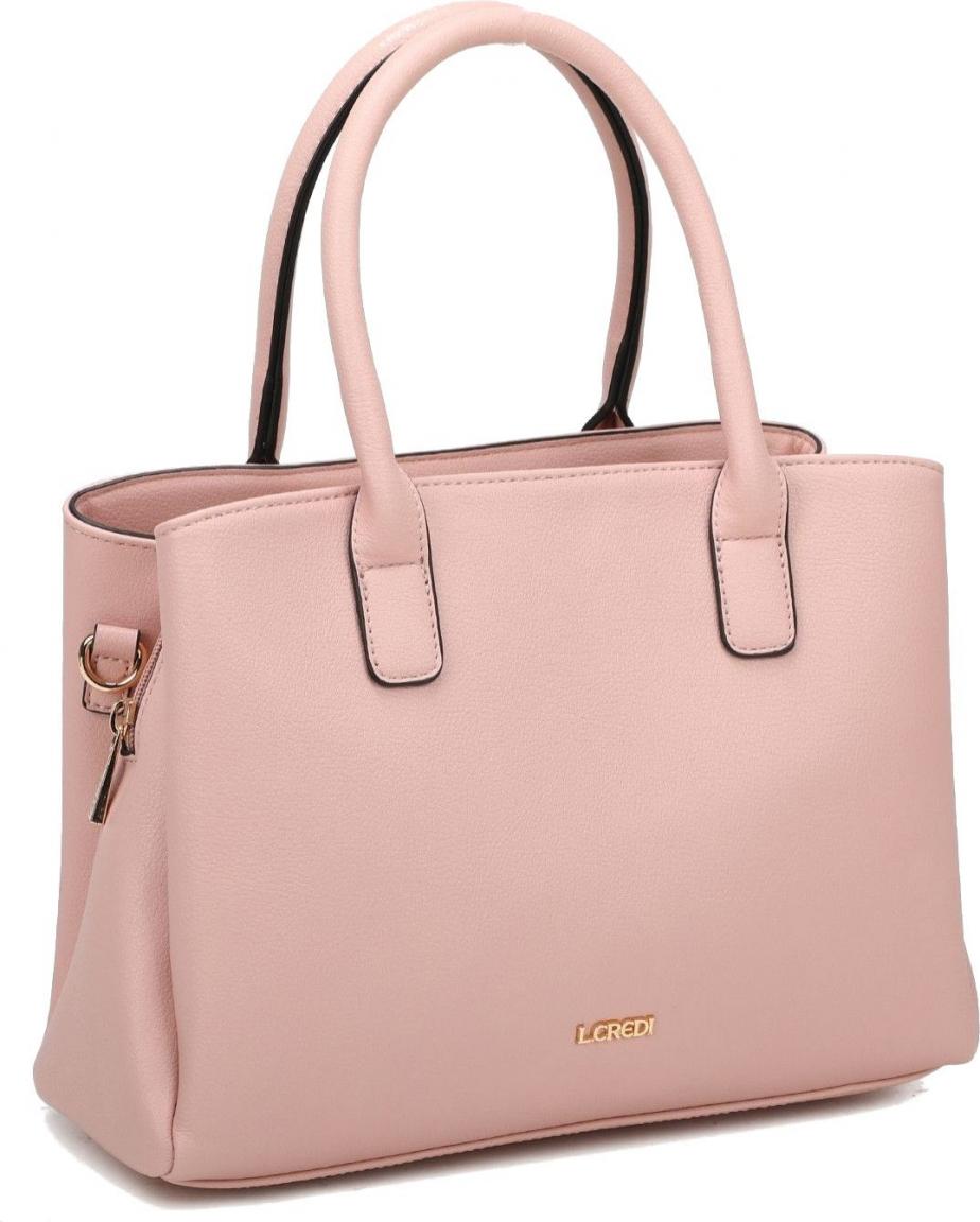 L.Credi Kurzgrifftasche Polly Dusty Rose crossover Büro