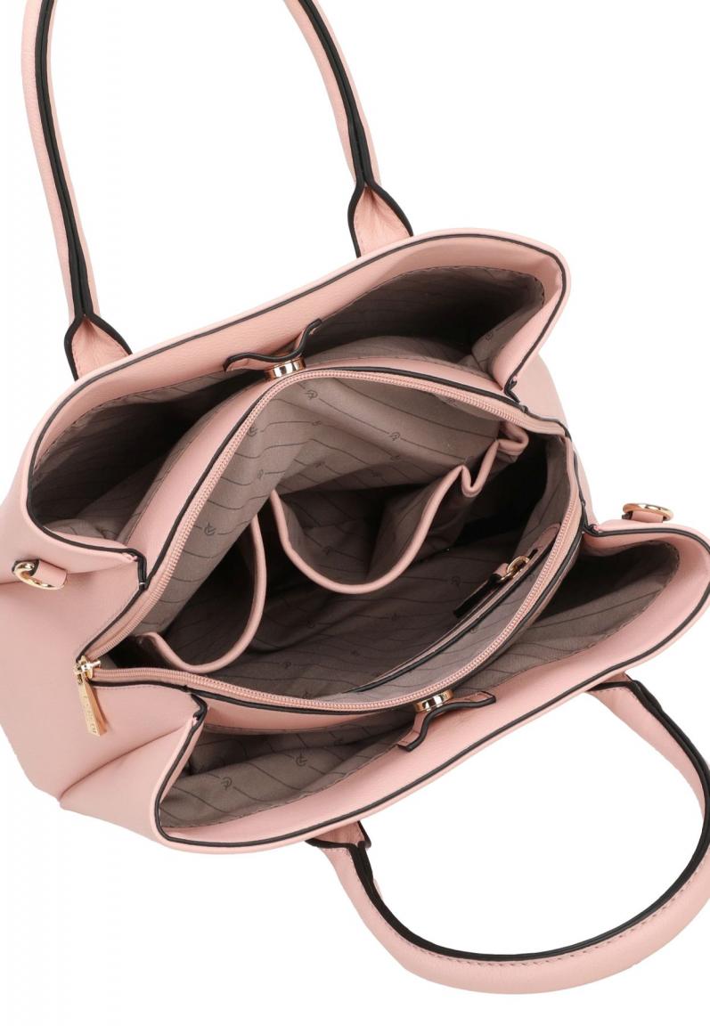 L.Credi Kurzgrifftasche Polly Dusty Rose crossover Büro