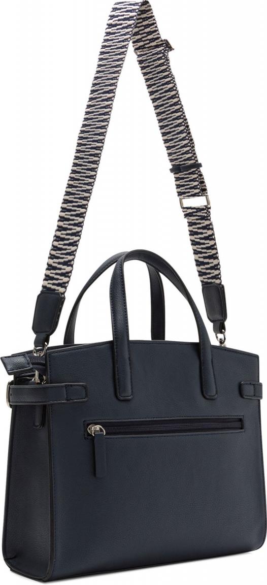 L.Credi Kurzhenkeltasche Isante Marine Satchel Logocharm