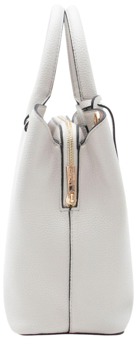 L.Credi Maxima Kurzgrifftasche Light Gray - Hellgrau