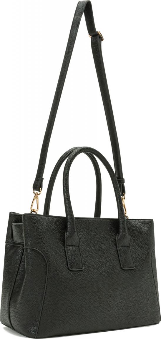 L.Credi Munich Kurzgrifftasche Nadira Schwarz Vegan
