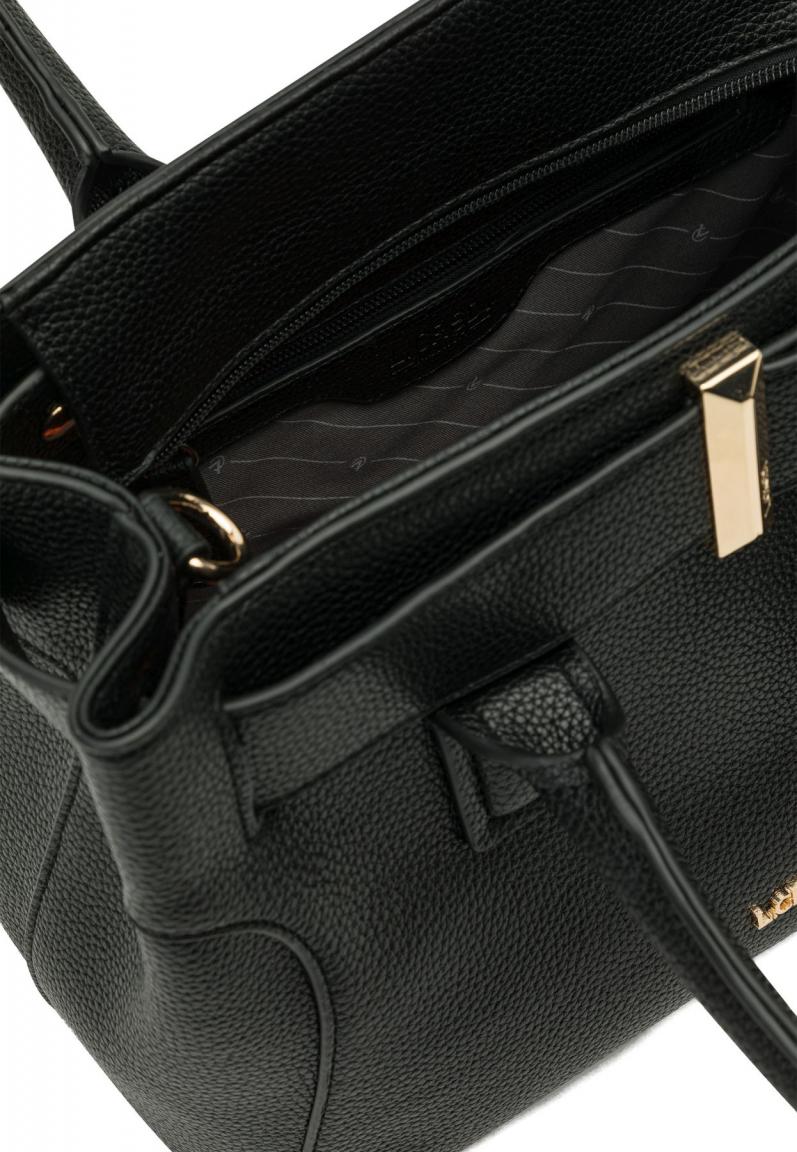 L.Credi Munich Kurzgrifftasche Nadira Schwarz Vegan