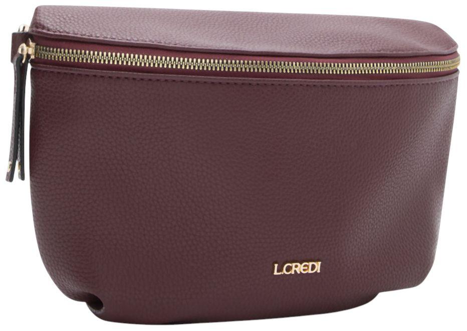 L.Credi Oliana Crossbody Bag Wine - Weinrot