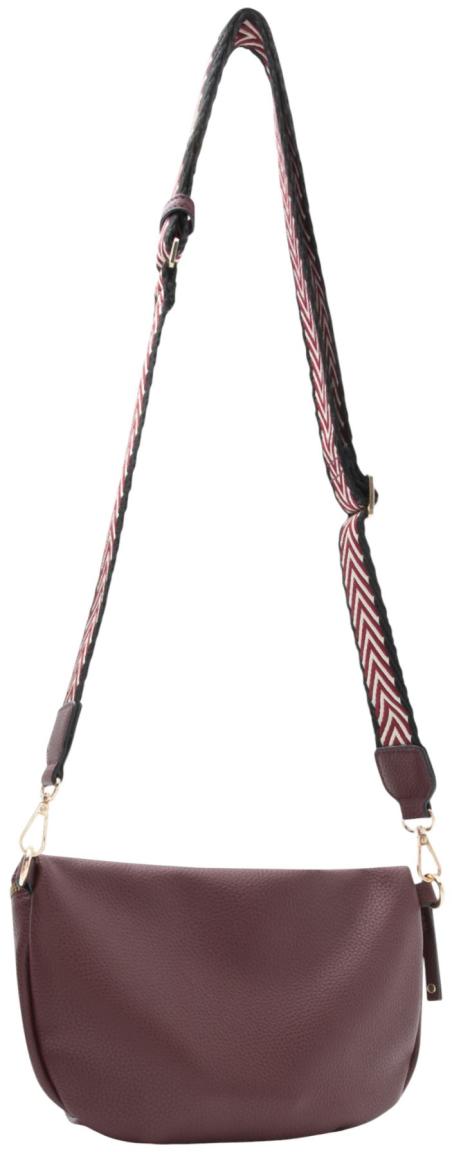L.Credi Oliana Crossbody Bag Wine - Weinrot