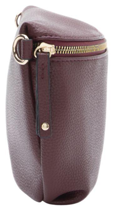 L.Credi Oliana Crossbody Bag Wine - Weinrot