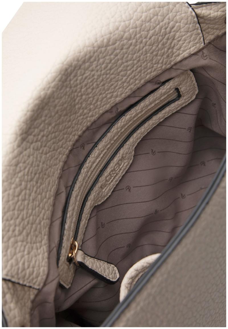 L.Credi Pakisa Überschlagtasche Creme