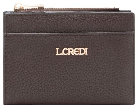 L.Credi Perla Portemonnaie Chocolate - Dunkelbraun