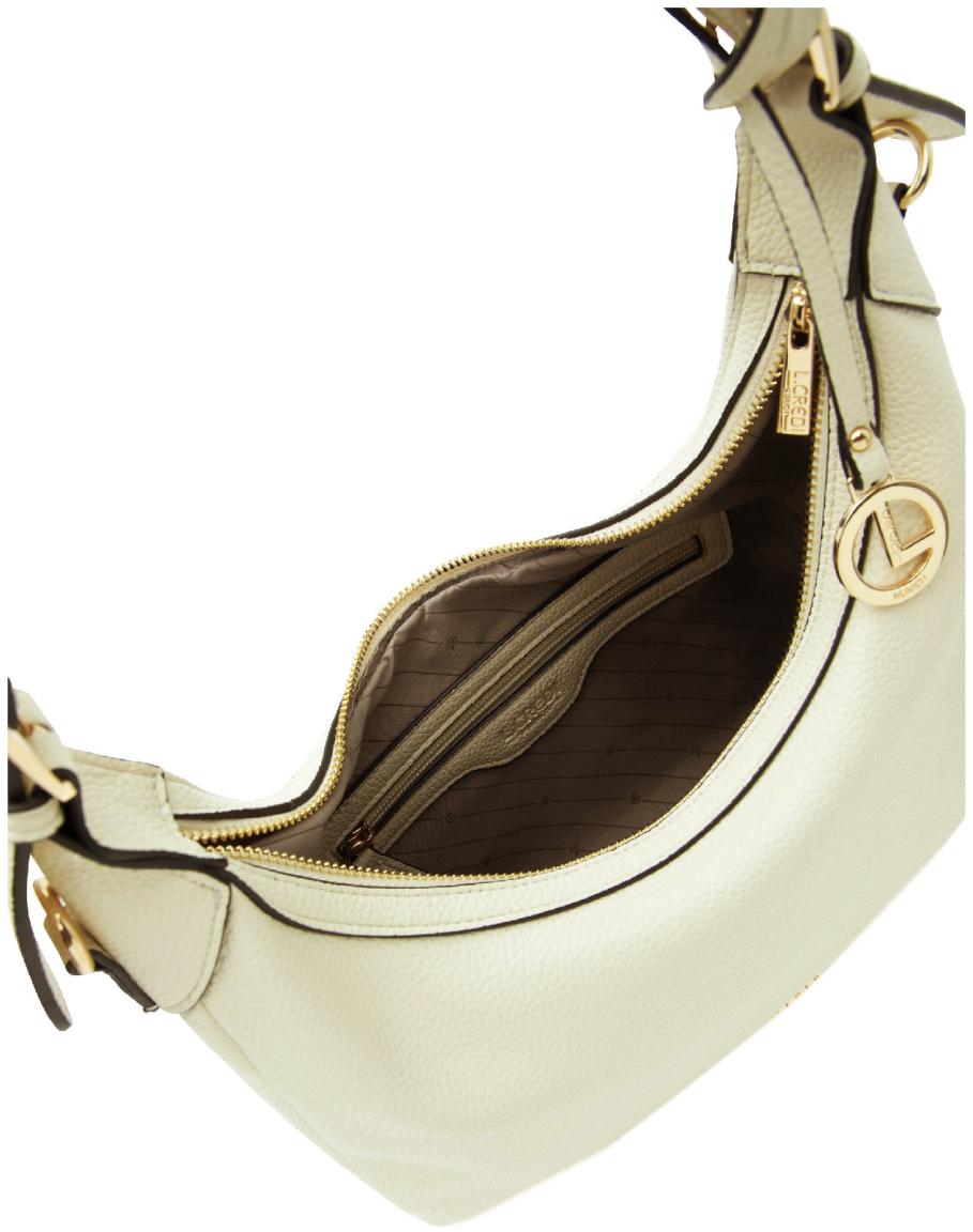 L.Credi Petronia Schultertasche Sand - Beige