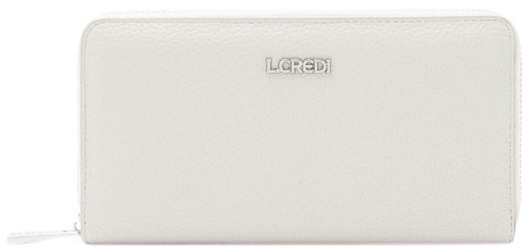 L.Credi Portmonee hellgrau RFID Perla long Kontrast
