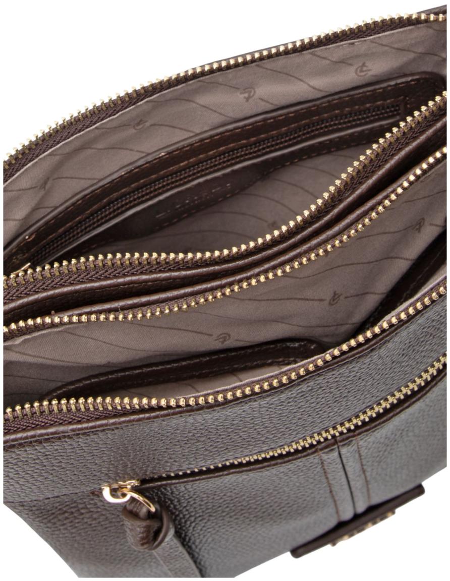 L.Credi Rachida Crossovertasche Chocolate - Braun