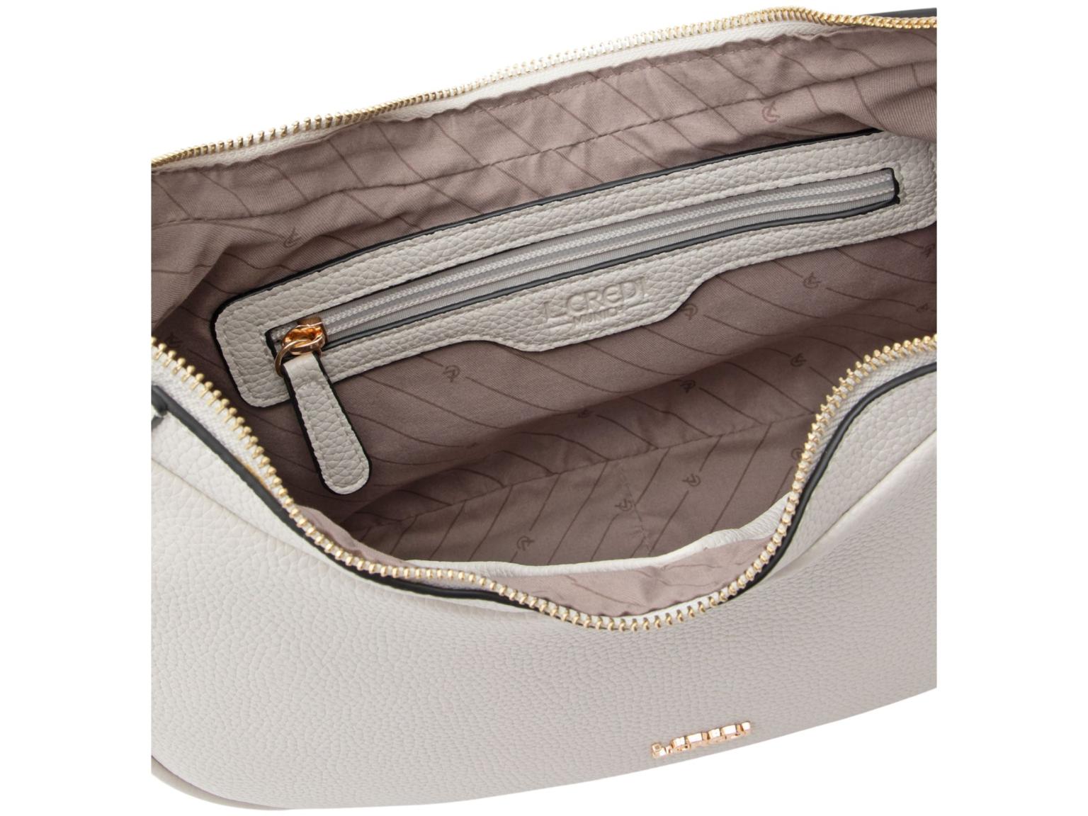L.Credi Ramea Schultertasche Light Gray - Hellgrau