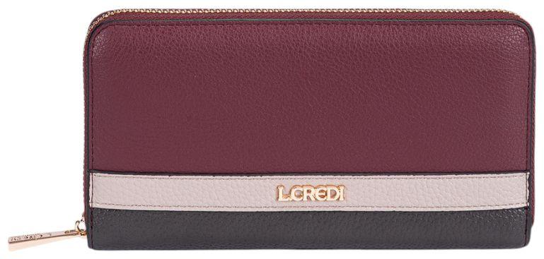 L.Credi Saina Portemonnaie Cherry Shade Mix - Bordeaux