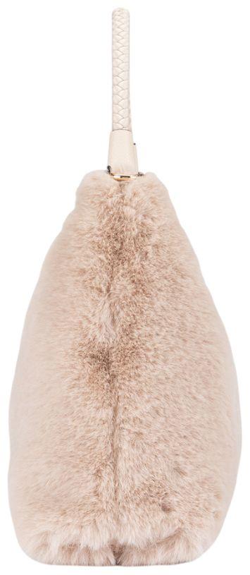 L.Credi Sancia Beuteltasche Kunstfell Dusty - Beige
