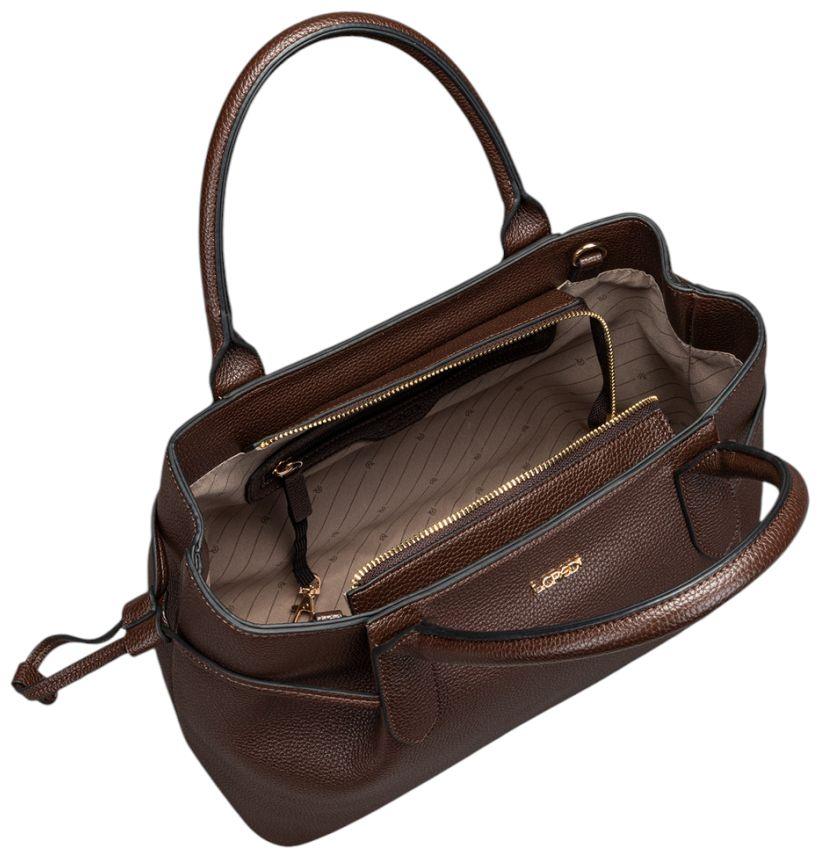 L.Credi Sapphira Henkeltasche Chocolate - Dunkelbraun