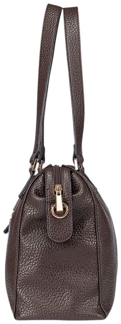 L.Credi Savera Schultertasche Chocolate - Dunkelbraun