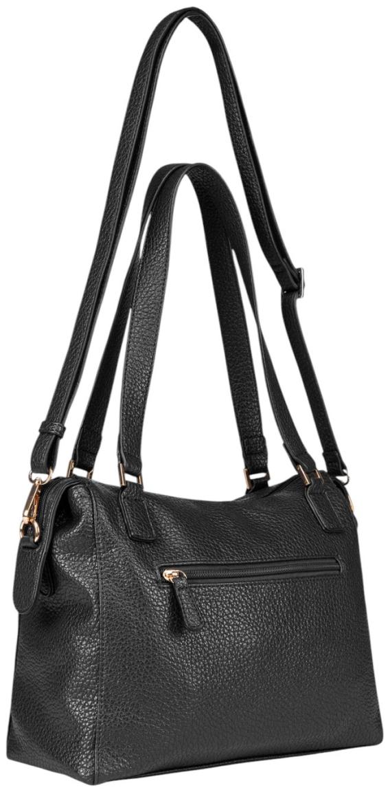 L.Credi Savera Schultertasche Schwarz