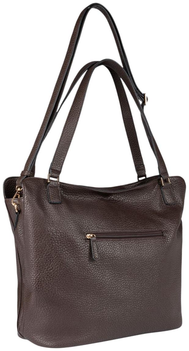 L.Credi Savera Shopper Chocolate - Dunkelbraun