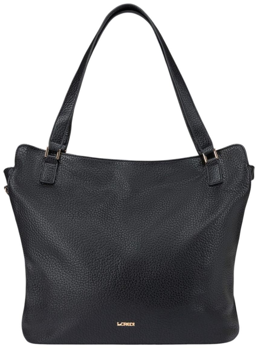L.Credi Savera Shopper Schwarz