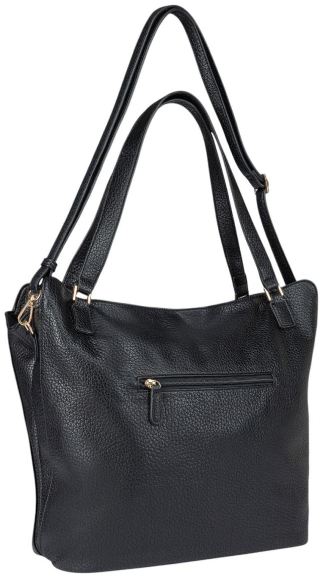 L.Credi Savera Shopper Schwarz