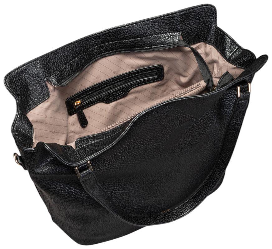 L.Credi Savera Shopper Schwarz