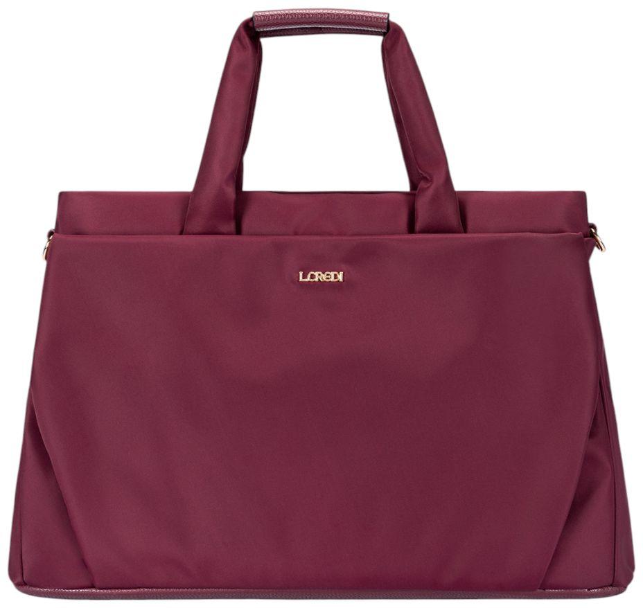 L.Credi Savita Henkeltasche Nylon Cherry Shade - Weinrot