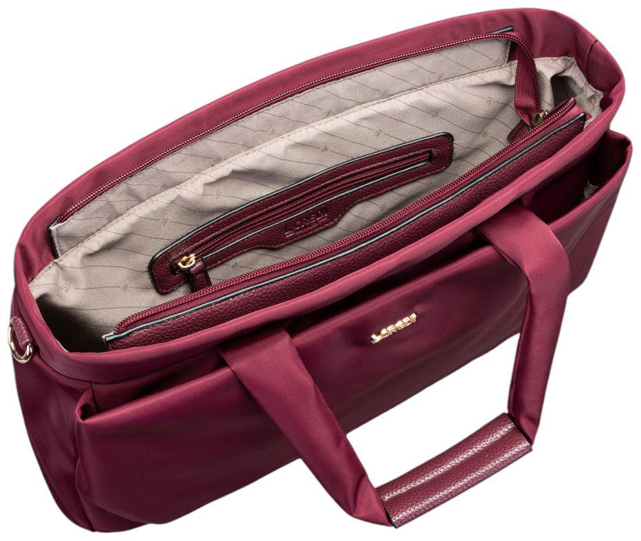 L.Credi Savita Henkeltasche Nylon Cherry Shade - Weinrot