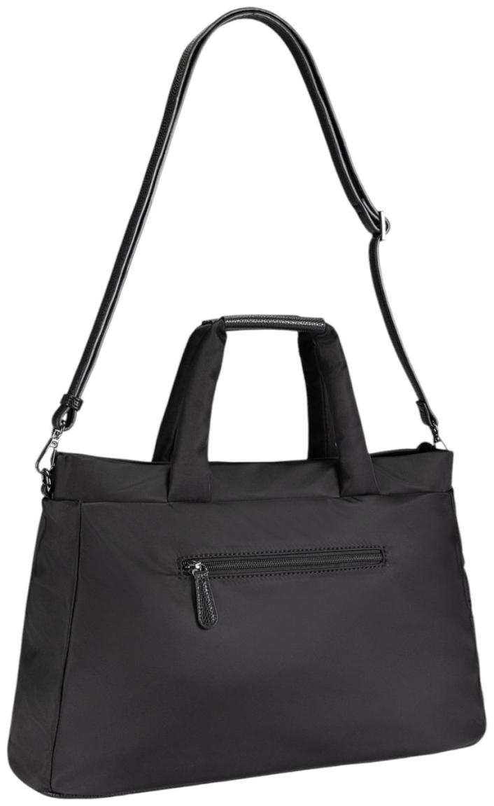 L.Credi Savita Henkeltasche Nylon Schwarz