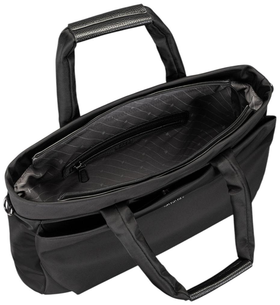 L.Credi Savita Henkeltasche Nylon Schwarz