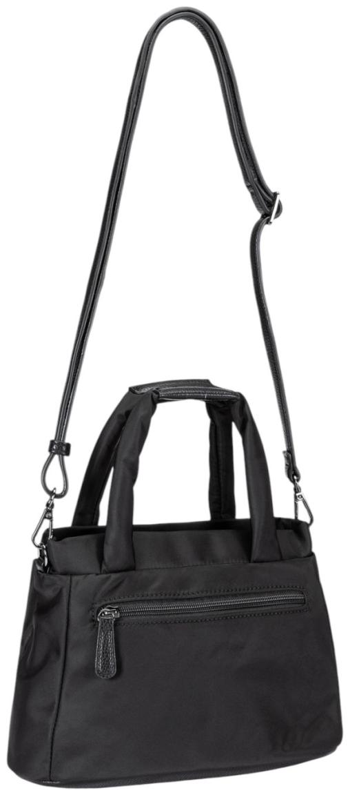 L.Credi Savita Kurzgrifftasche Nylon Schwarz