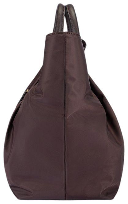 L.Credi Shaindel Beuteltasche Nylon Chocolate - Dunkelbraun