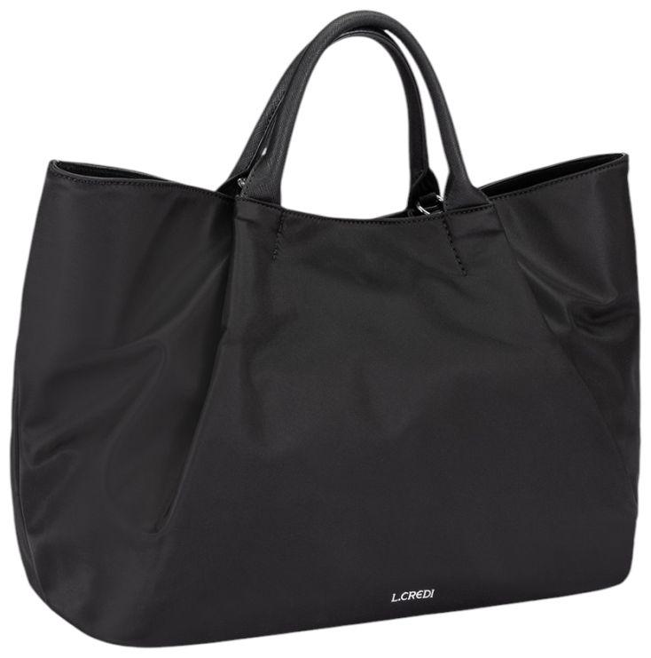 L.Credi Shaindel Beuteltasche Nylon Schwarz