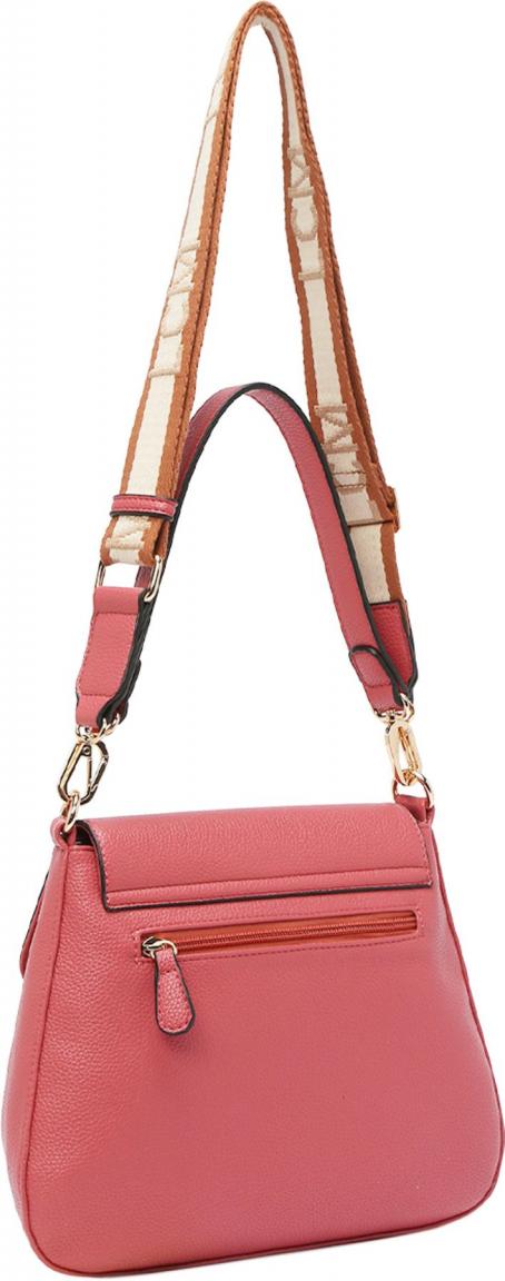 L.Credi asymmetrische Schultertasche Liara Rouge