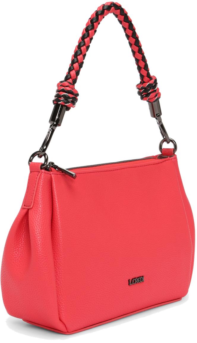 L.Credi auffällige Handtasche Kena Lipstick pink rot vegan