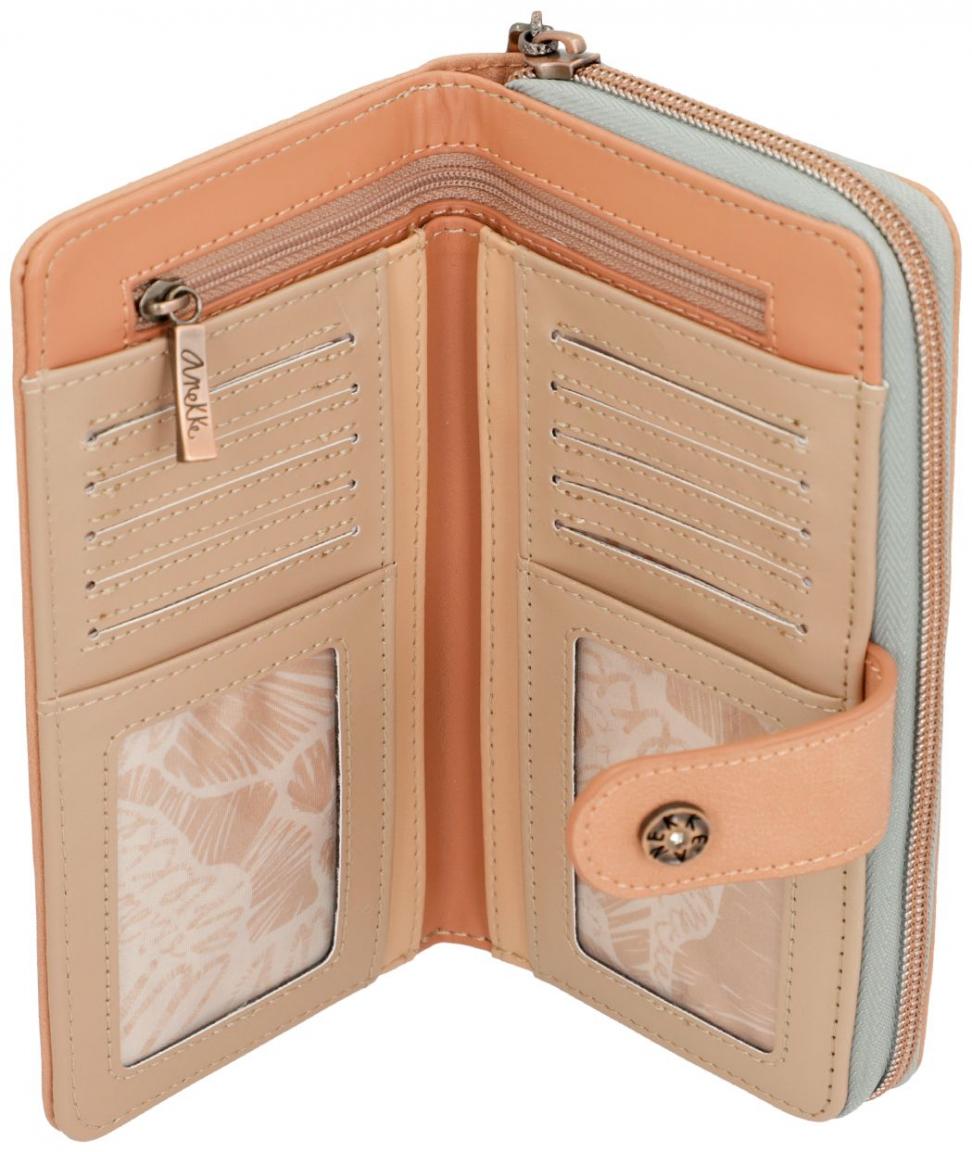 Langbörse Pastelle Anekke Hollywood Passion beige bunt