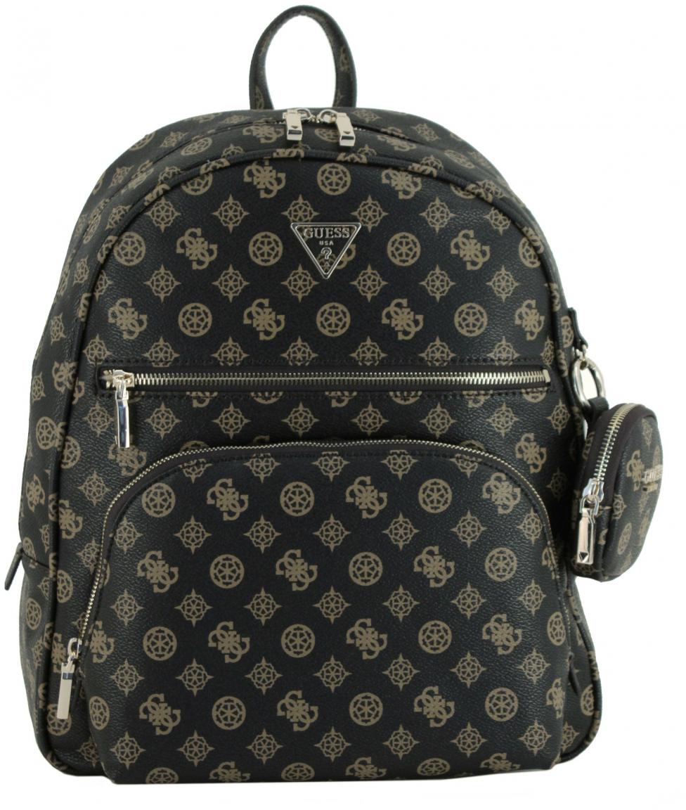 Laptoprucksack Guess Power Play Brown Logo
