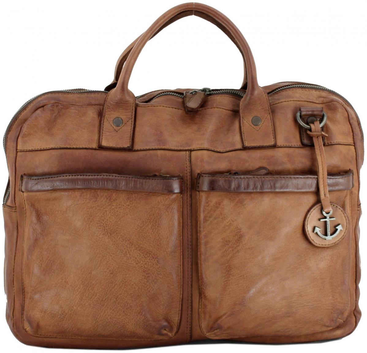 Laptoptasche Balthazar Brown Harbour 2nd Urban Poets dunkelbraun