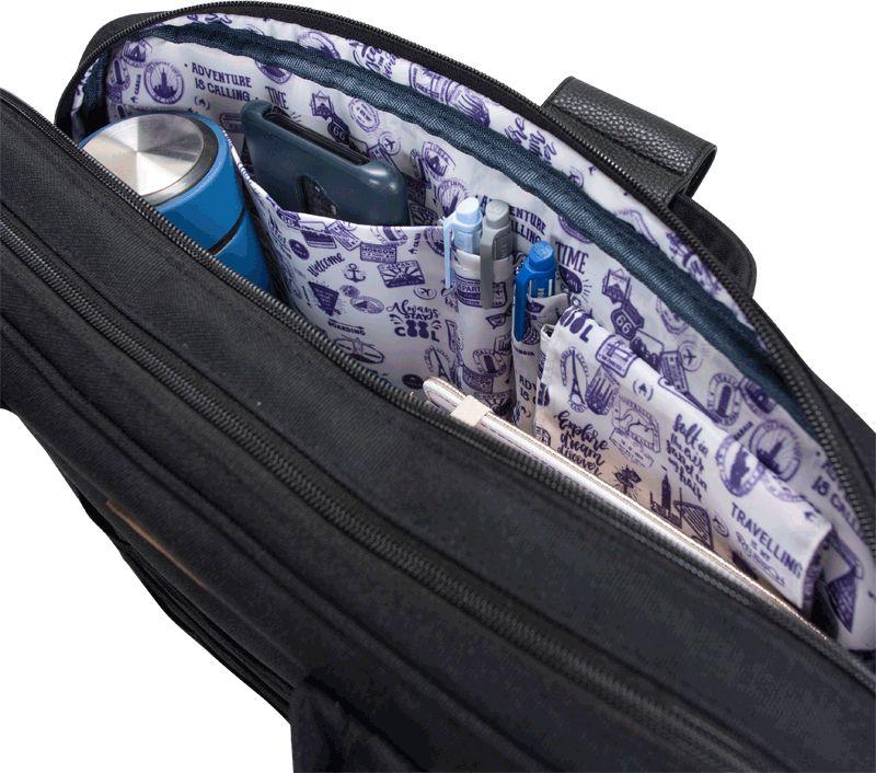 Laptoptasche Cabaia Messenger Berlin schwarz nachhaltig