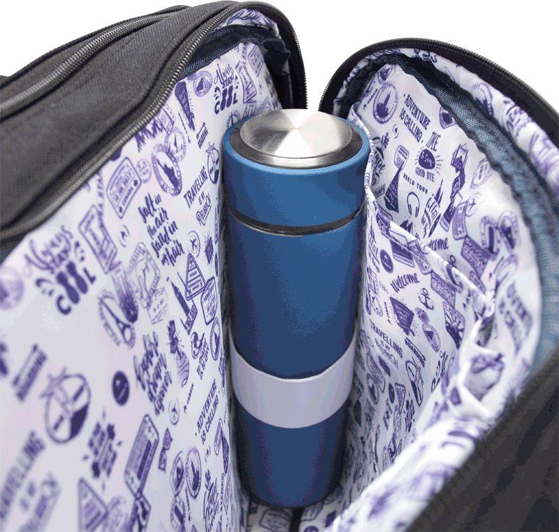 Laptoptasche Cabaia Messenger Berlin schwarz nachhaltig