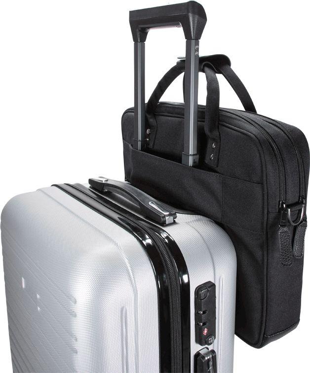 Laptoptasche Cabaia Messenger Berlin schwarz nachhaltig