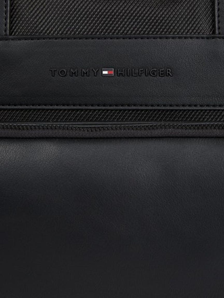 Laptoptasche Herren Tommy Hilfiger Black Aktentasche Schwarz 1985 Computer Bag