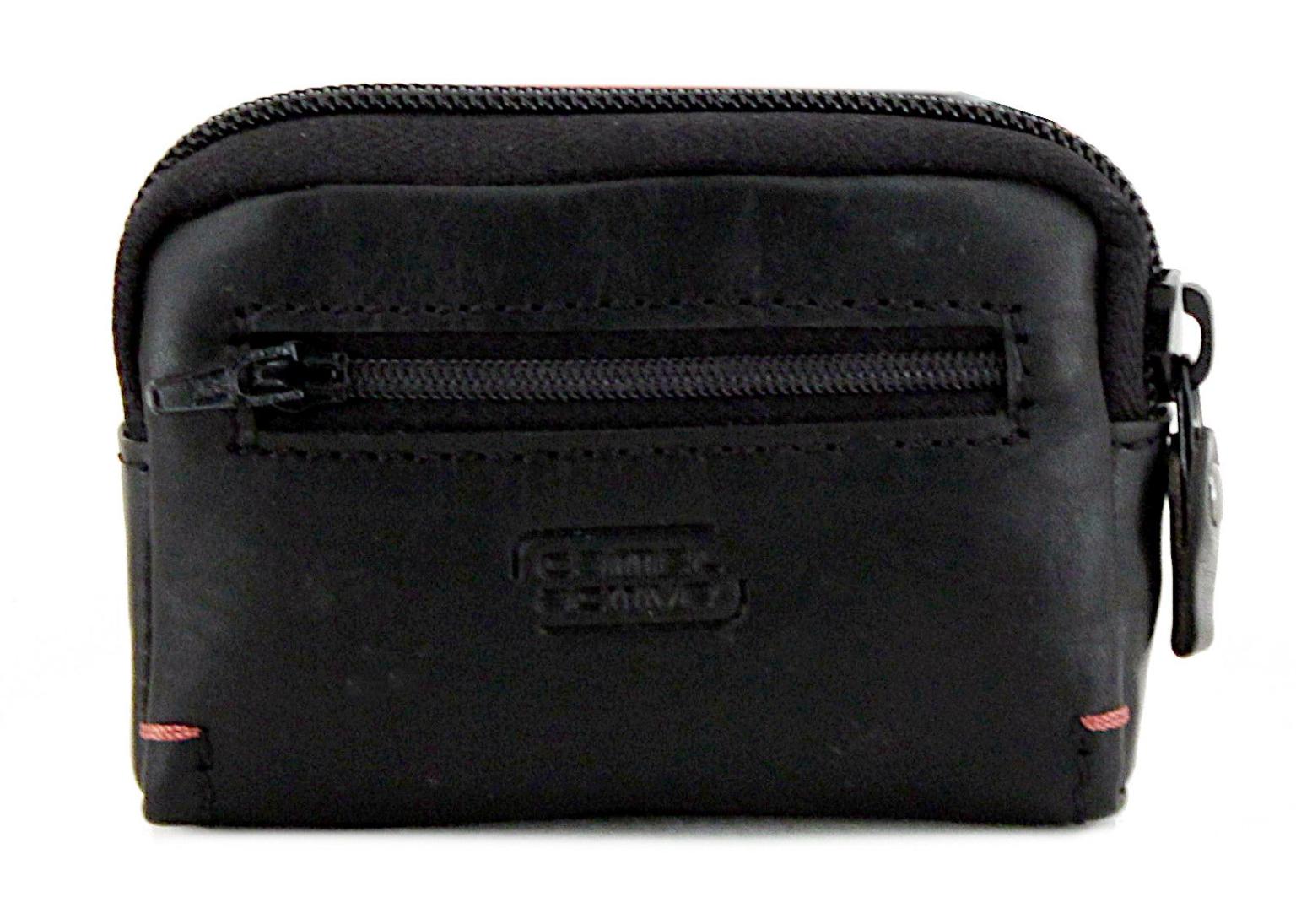 Leather Keycase Salamanca Camel Active schwarz